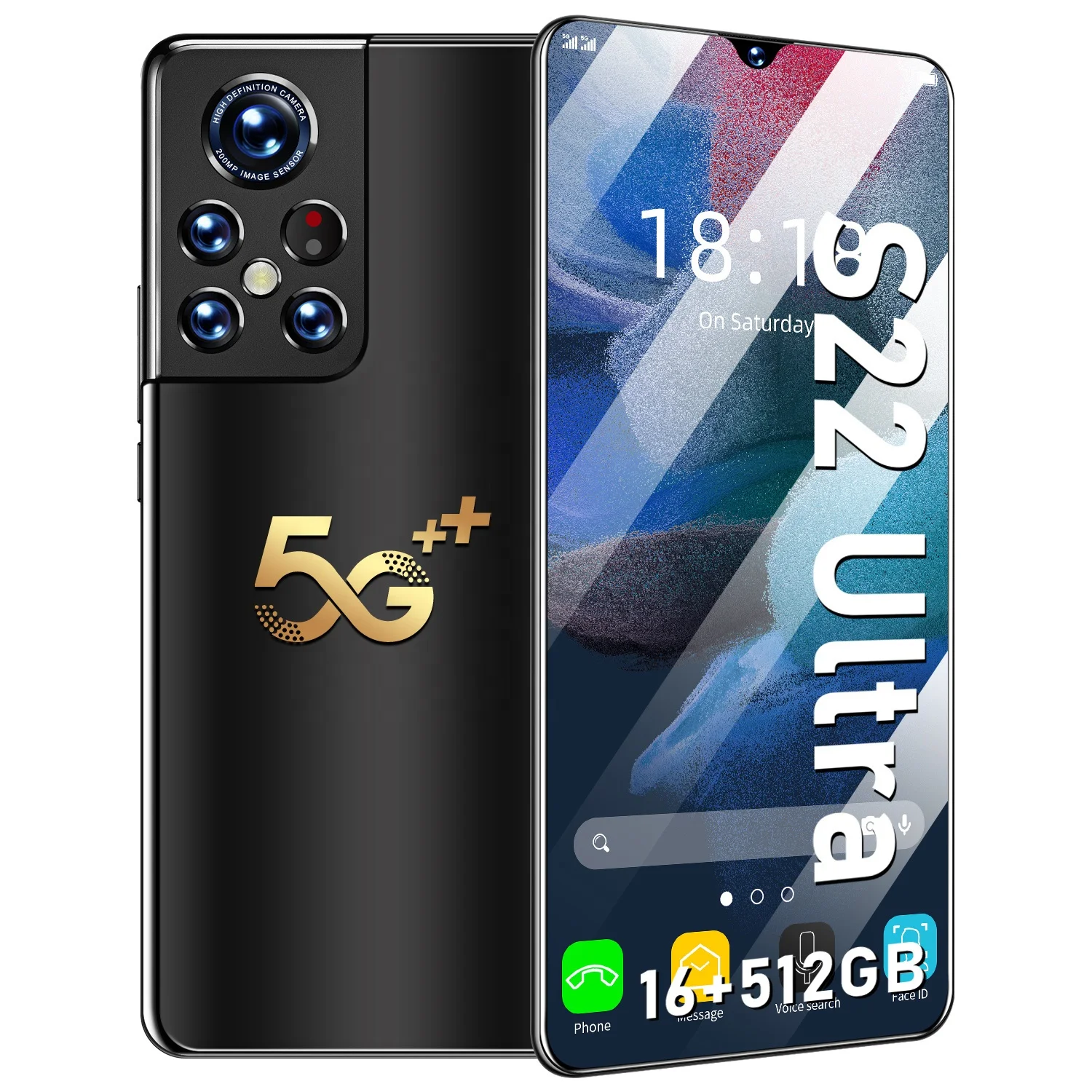 5G оригинальный S22 ультра смартфон 6,9 дюймов полный экран 16 + 512GB Android мобильных телефонов с Face ID разблокированные сотовые телефоны