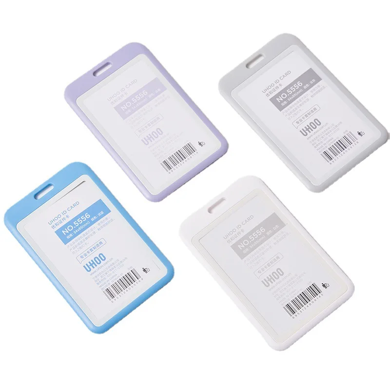 High Quality ID Card Holder Hard Plastic Name Card Holder For Business