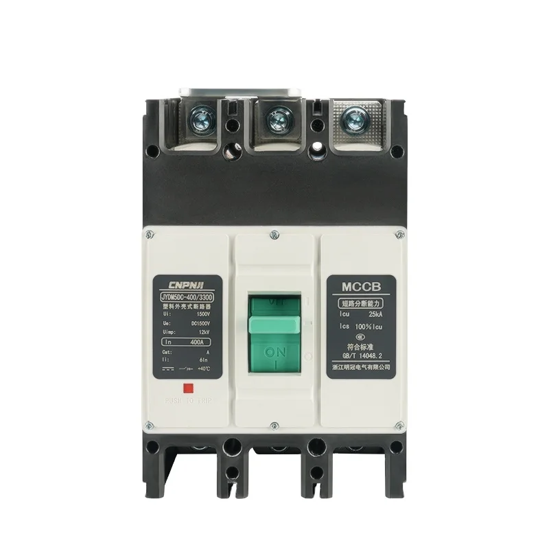 Китай PV литые автоматические выключатели 3 полюса DC1250/DC1500V 225A/250A/315A/350A/400A amp MCCB