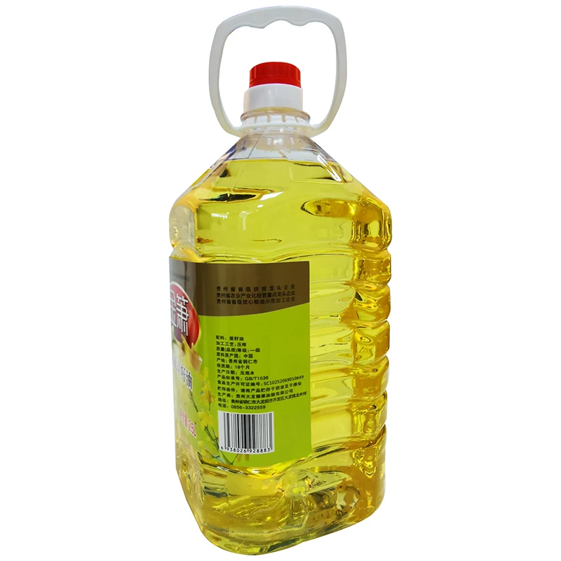 Wholesale Organic Non-gmo Canola Oil Vegetable Oil Cooking Cold Pressed Canola Oil Health Food