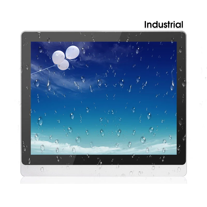 Touchthink ip65 waterproof 10.1 10.4 12.1 15 17 19 21.5 22 inch open frame led lcd touch screen monitor for industrial