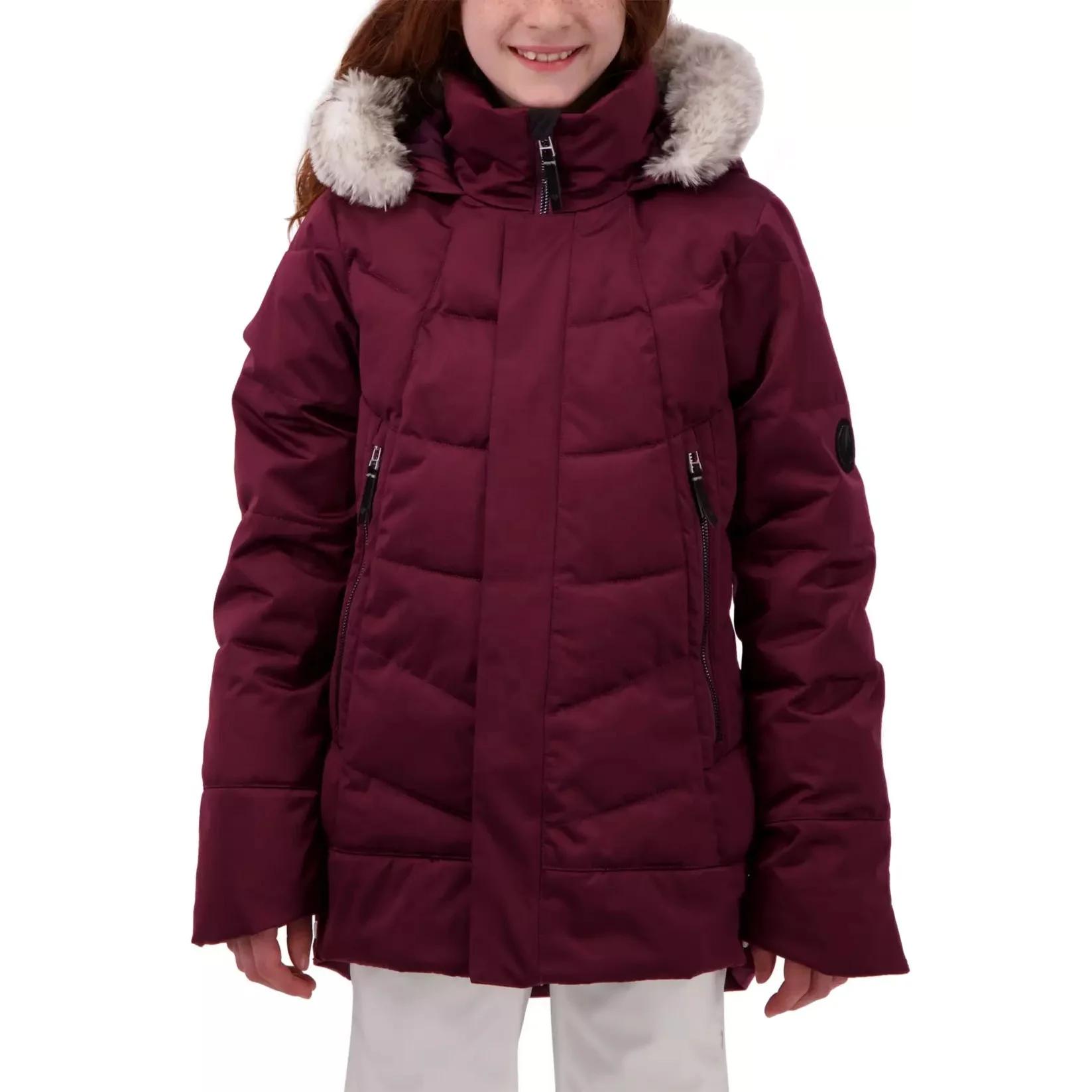 High Quality Fashion Girl jacket kid padded jacket with hoody winter parka