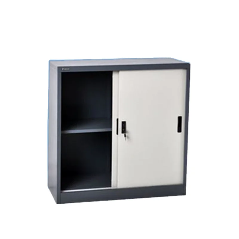 KD Archive Sliding Door Small Steel Cabinet Storage Cupboard