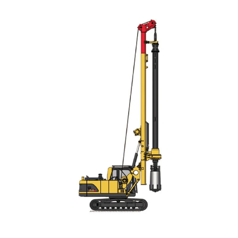 YUCHAI Mini Rotary Drilling Machine Rig YCR65 With 65kN.m Max output torque