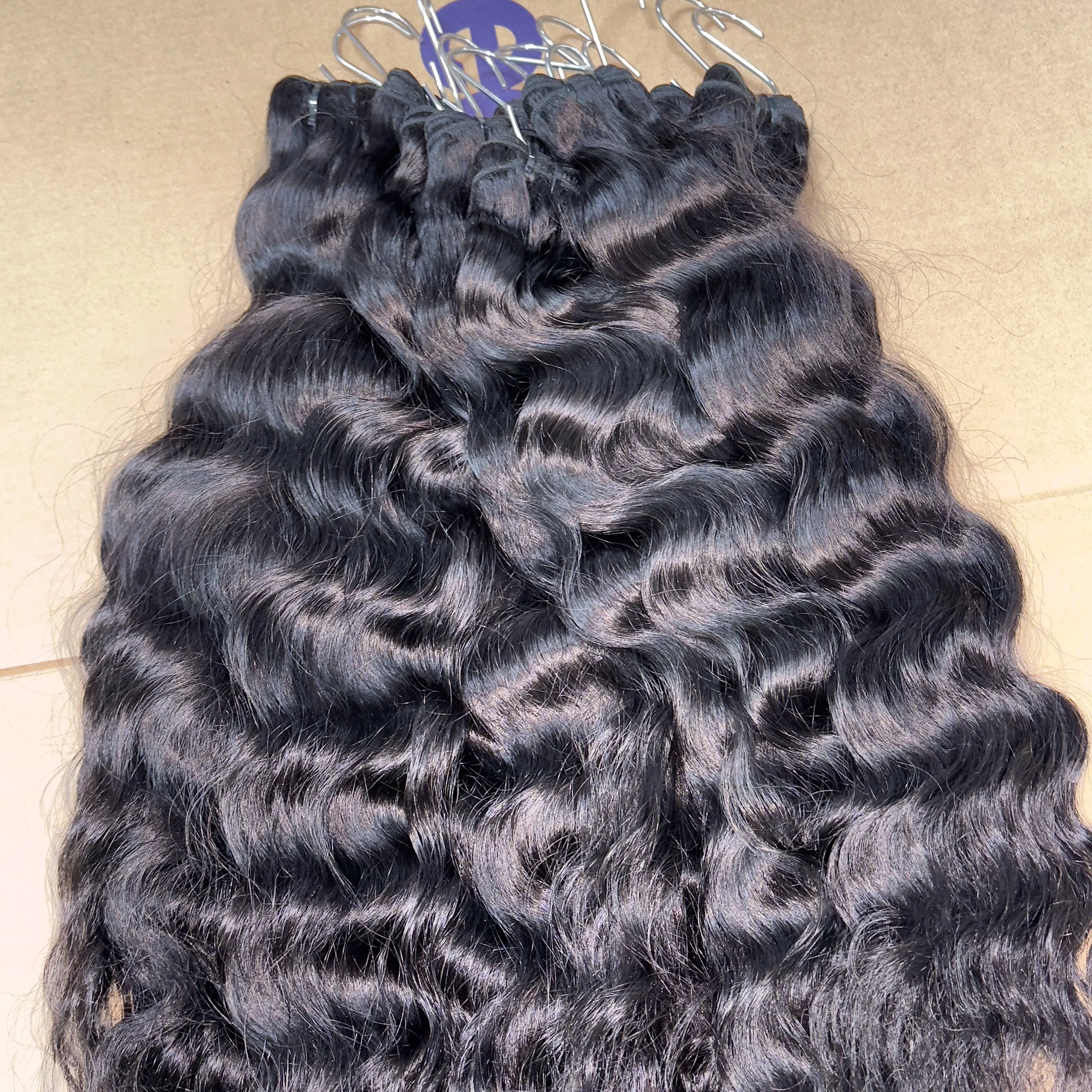 100% Top Quality Cambodian hair natural wave Virgin Human Hair Vietnam Wholesale Price Silky And Soft Dark raw Natural Hair