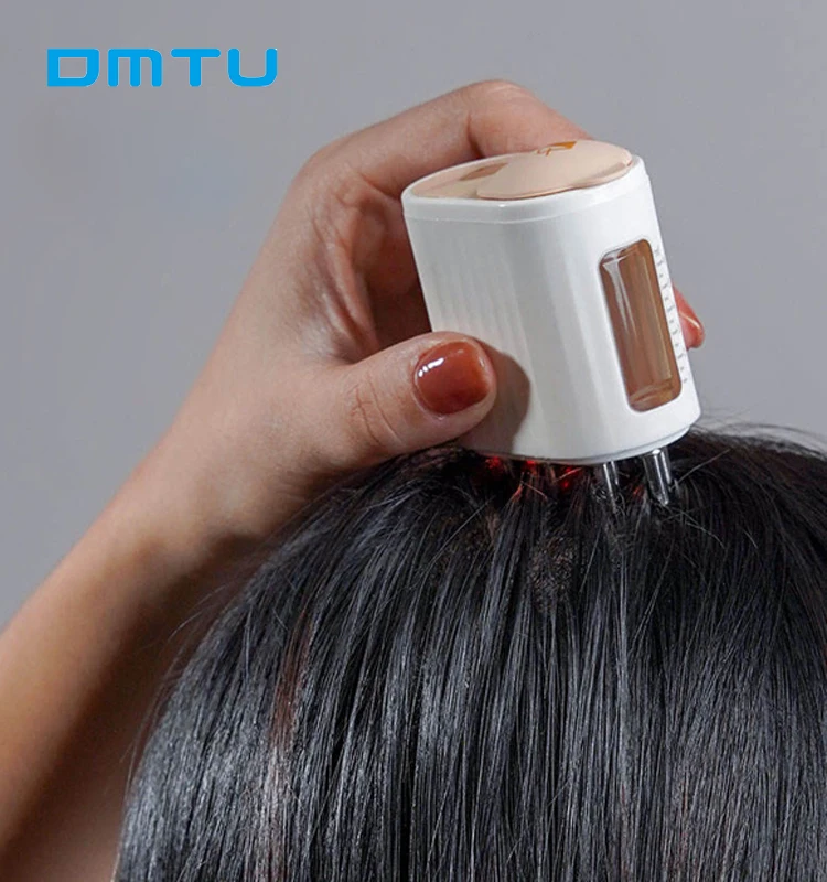 Hair follicle Care Treat Hair Loss Thinning Root Bottle Brush Serum Liquid Oil Scalp Applicator Comb