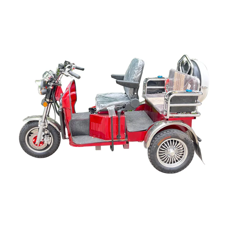 2024 New Model Electric Cargo Motorcycle 3 Wheels Gas Motorcycle