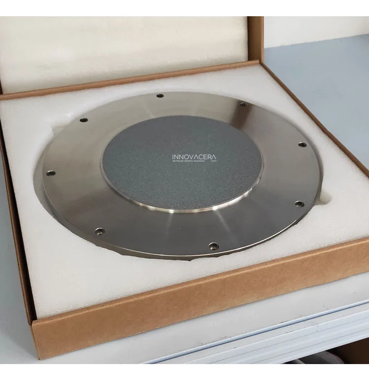 Blue-grey Vacuum Chuck Table Alumina Porous Ceramic for Sapphire wafer