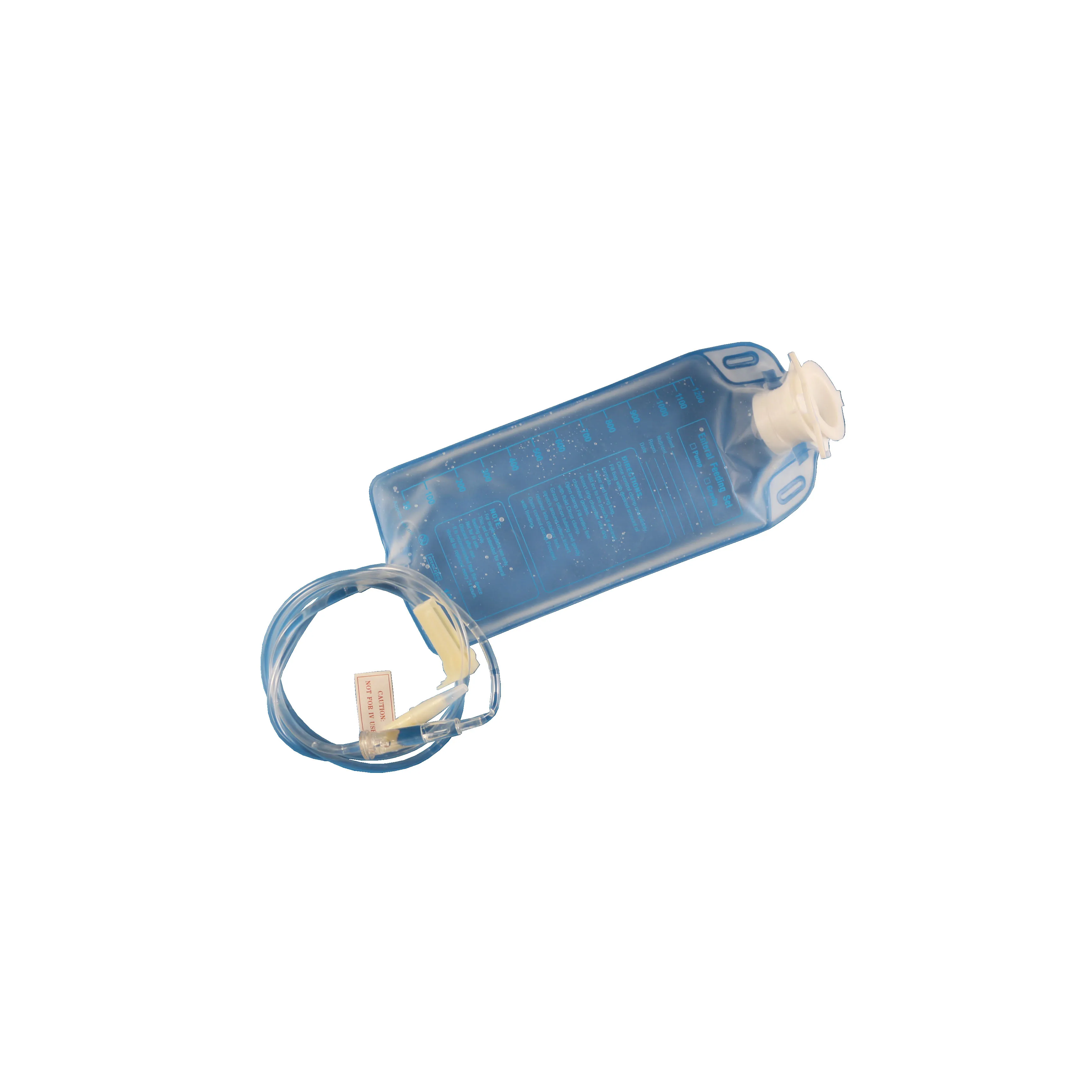 EO gas sterile medical grade disposable enteral feeding bag set