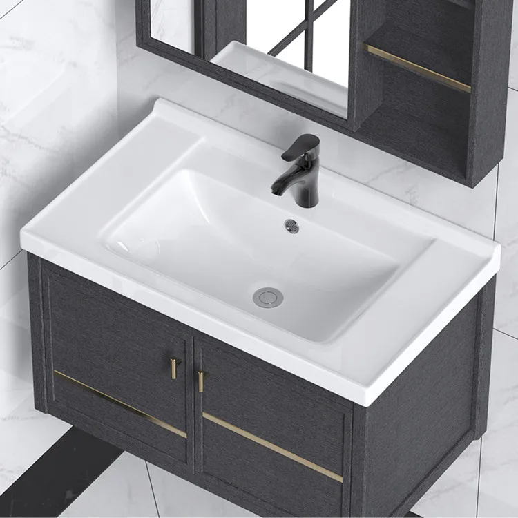 Modern cabinet countertop rectangular vanity sink  lavabo wash hand bathroom sink basin
