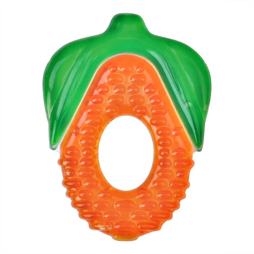 baby teether toy funny baby watrer filled teether fruit berry ice gel infant teething ring