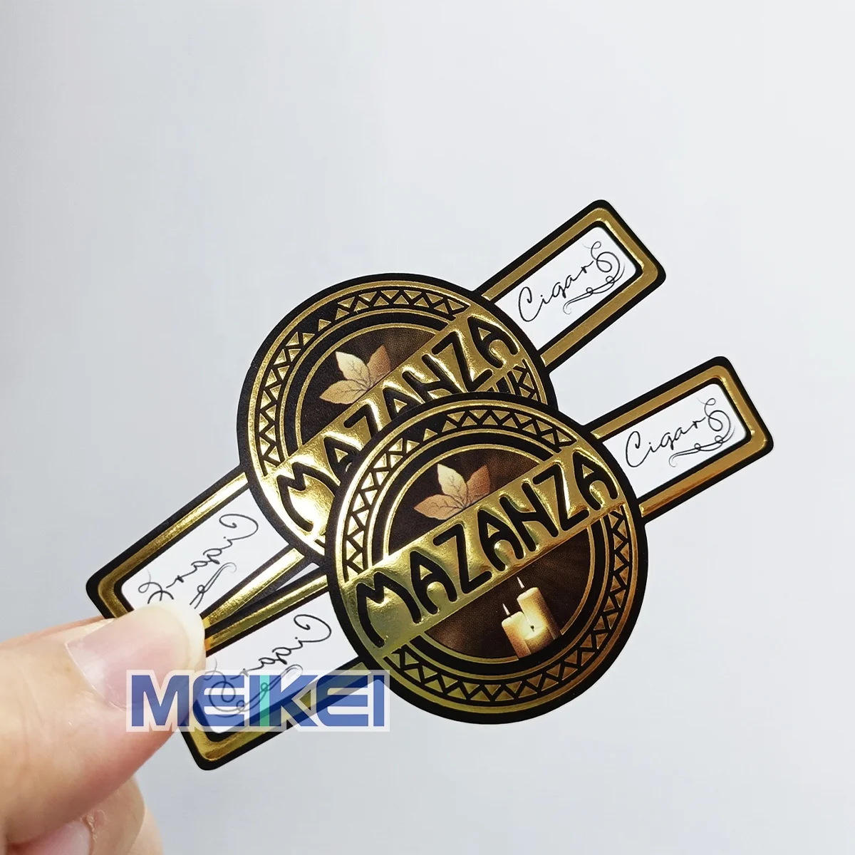 Индивидуальная сигарная лента с тиснением