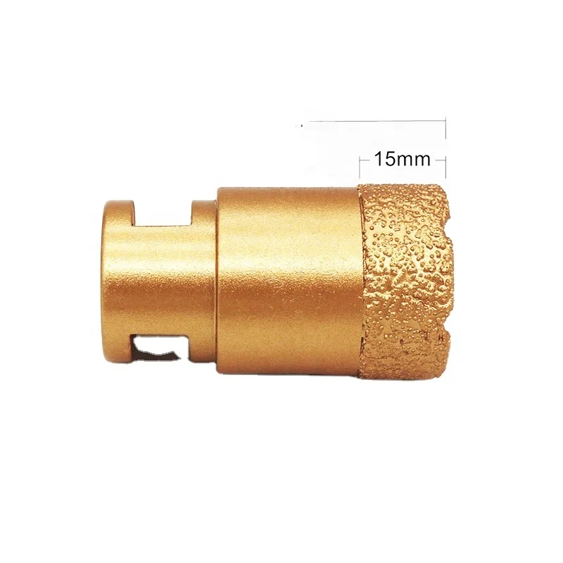 SUBORUI M14 Vacuum Brazed Porcelain Diamond marble hole saw cutter Ceramic tile  Hole Saw With Guide Drill 20mm- 120mm