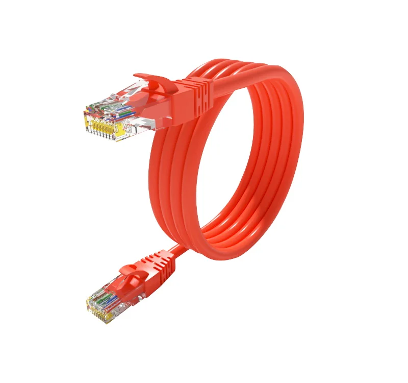 1m 2m 3m 5m 10m 20m RJ45 UTP Cat6 Utp Patch Cord Copper Network Cable PVC Jacket CE Certified 26awg Cat5E UTP