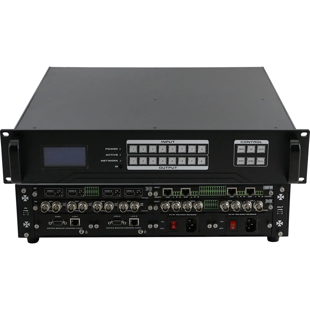 Матричный коммутатор OPaxy 8x8 1 card 4 port 1080P 4K30 и 4K60 от китайского поставщика