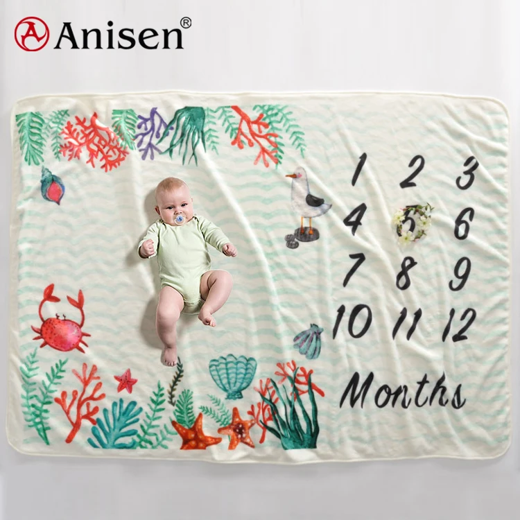 Factory Wholesale New Born Blanket Set Soft Minky Mink Baby Blankets, Flannel Velour Plush Fabric For Baby Blanket