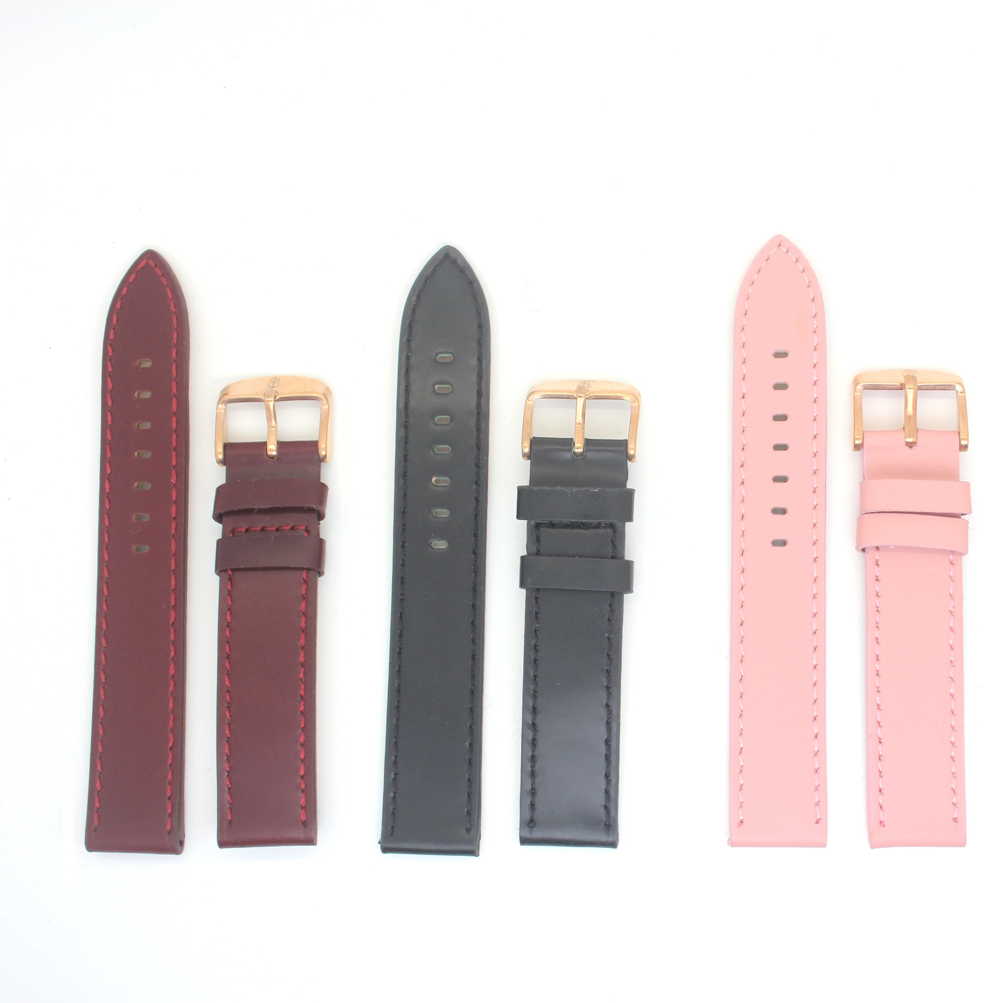 Watch strap quick release vintage handmade vegan 20mm leather straps