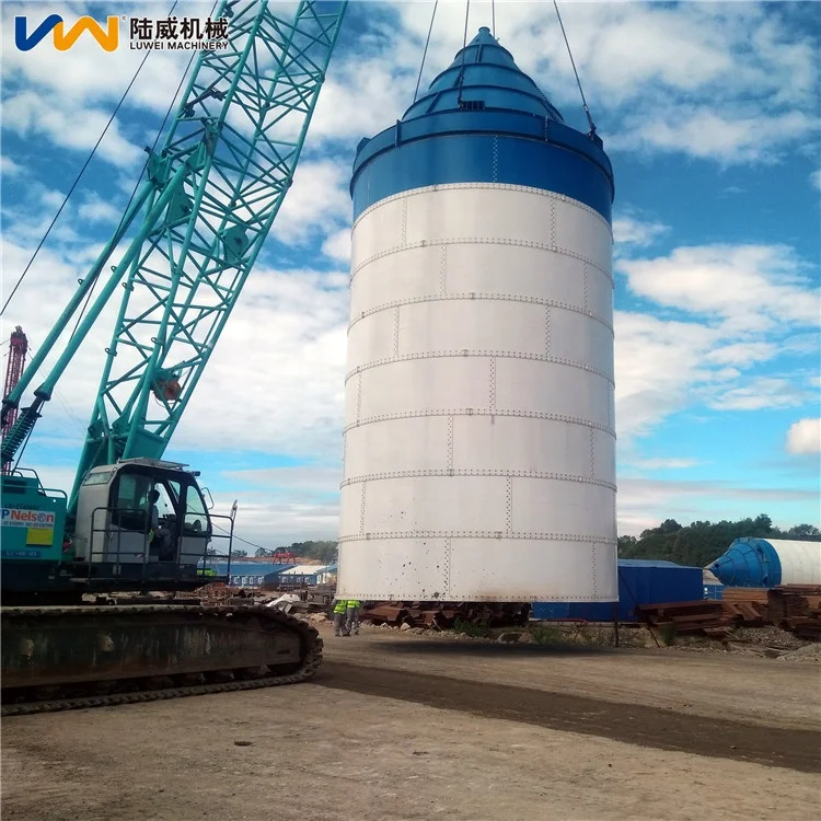 Customized Cement Silo ready for mix mobile concrete batching plant