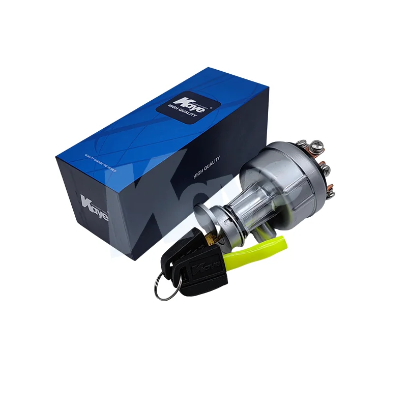 Excavator Parts 7Y-3918 6 Line Ignition Starter Switch With Keys for Caterpillar CAT E320B E312B E312C E307C E308C E325C
