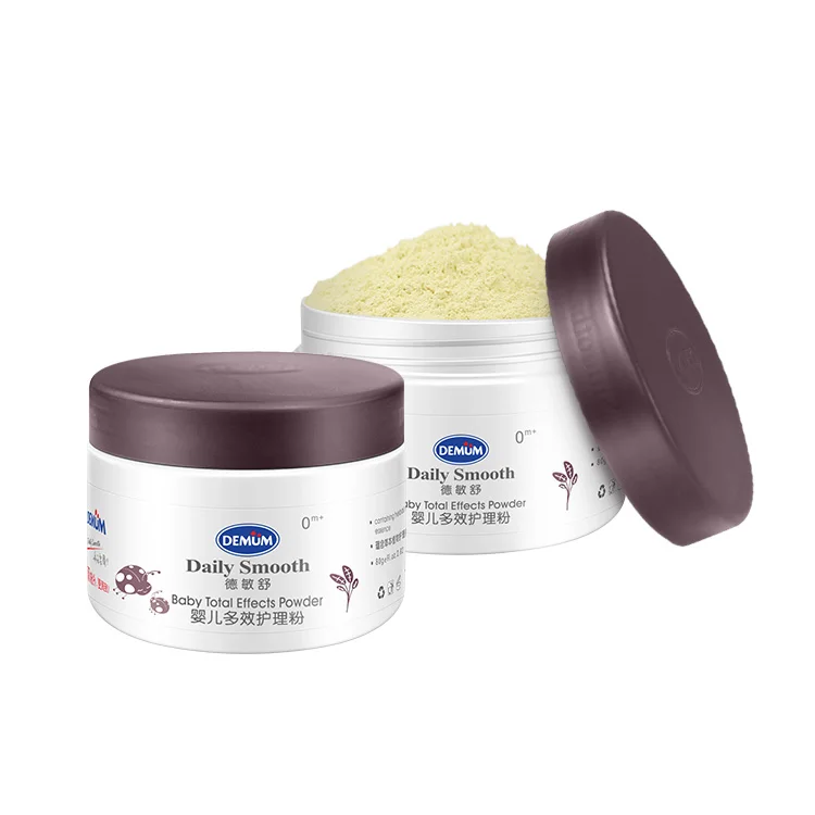 
 Травяная гипоаллергенная пудра для детского тела без талька с ванилью для нежного ухода за кожей ребенка  