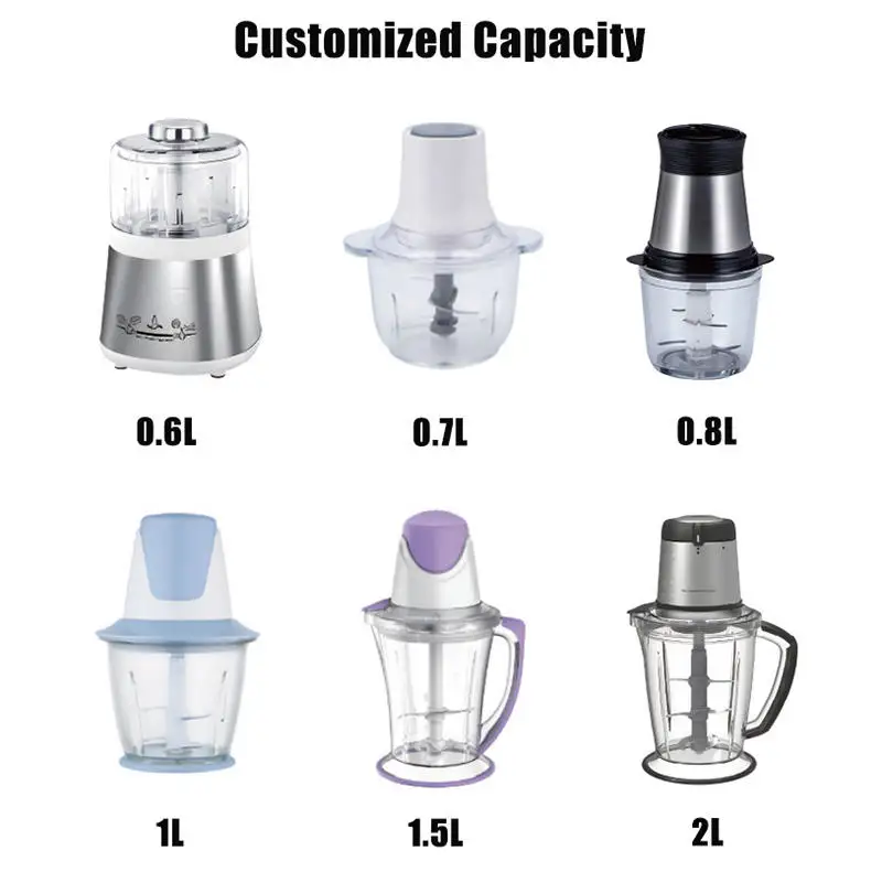Household Home Use Automatic 6L 1000W Small Multifunction Plastic German Food Meat Chopper Electric Meat Grinder