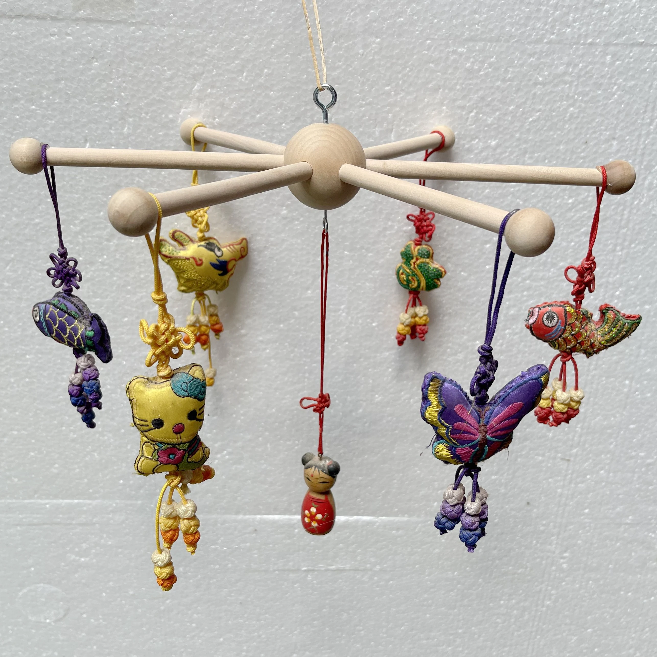 Best-selling Vintage style good quality and affordable outdoor garden hanging decor bamboo and wooden material wind chime