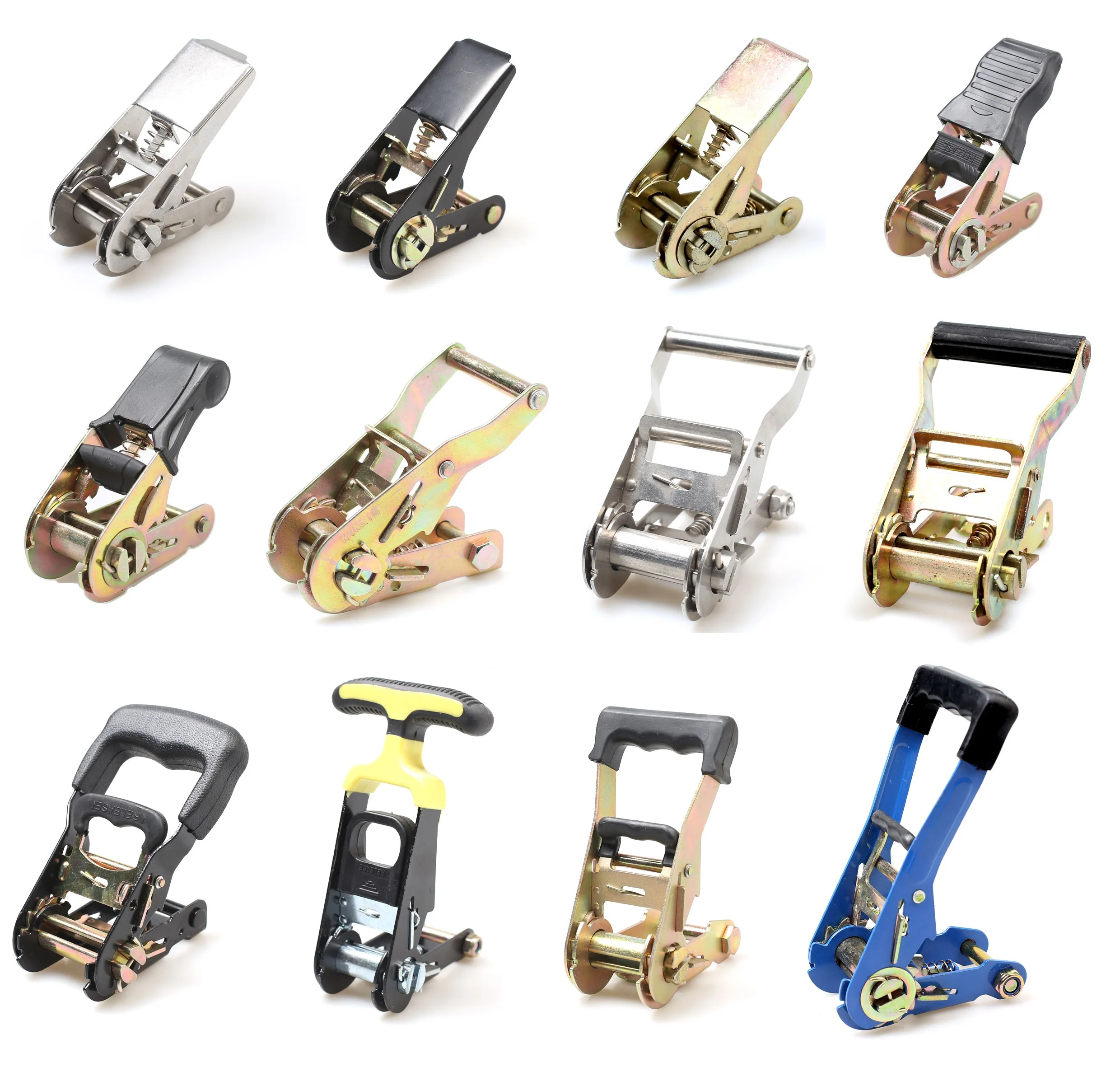 Professional Manufacturer Cargo Lashing Tie Down Straps Ratchet Buckles belt ratchet buckles Wide Handle Stainless Steel