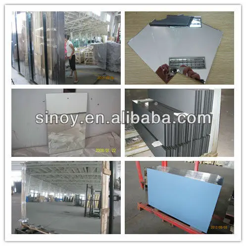 Modern 6mm copper free aluminum mirror glass iin vacuum for different application