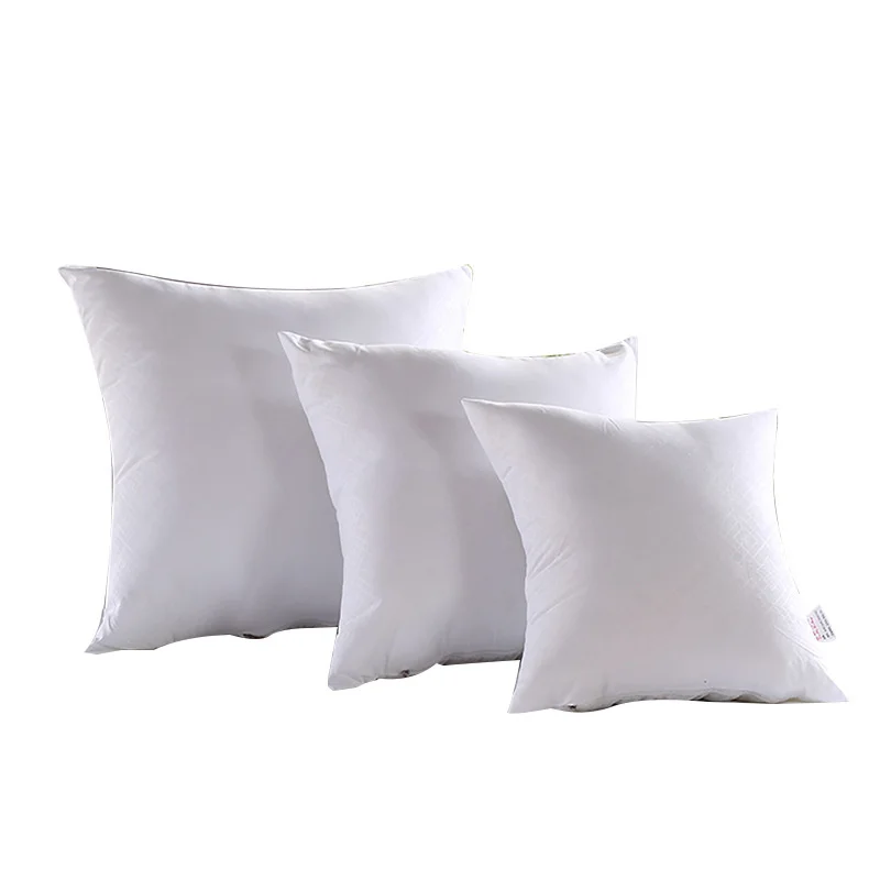 Wholesale Cushion Core Head Pillow Inner Goose Down Feather Filler Comfortable Healthy Cushion Filling Pillow Core