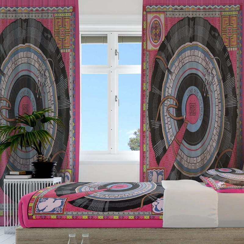 Customised Full Size Sheets Bed and High Quality Blackout Curtains For The Living Room