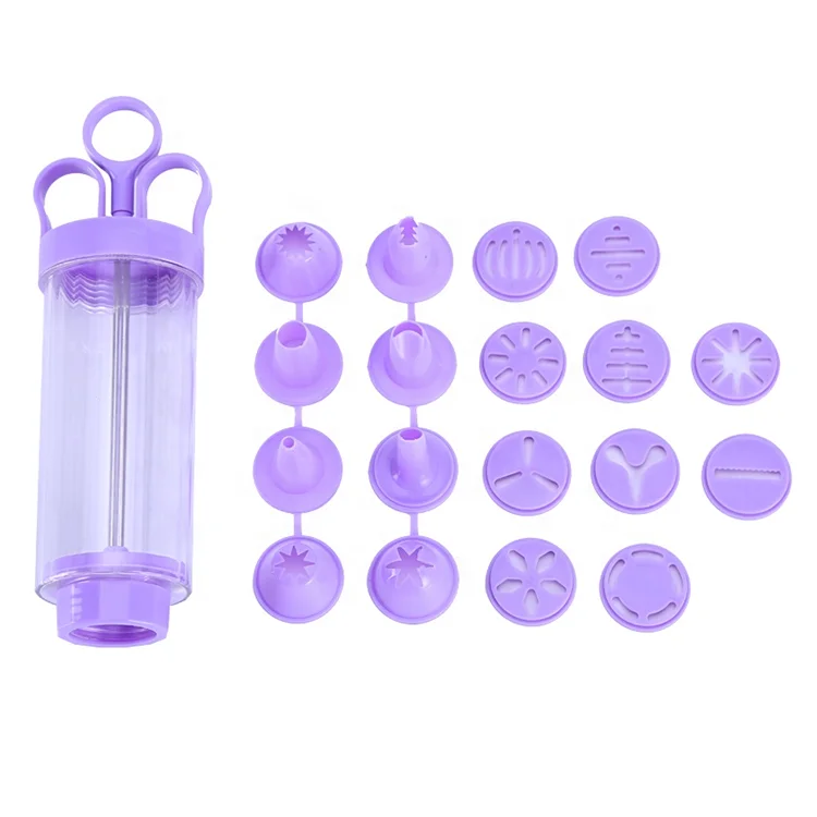 Multi-Function Plastic Cookie Press Gun for Biscuit Maker