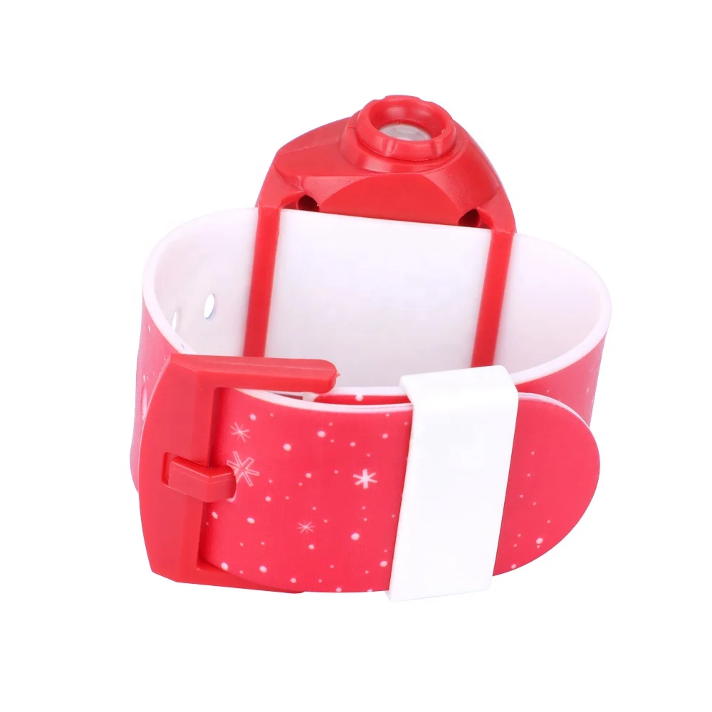 Promotional Christmas gift festival toys digital lcd watch with projection function