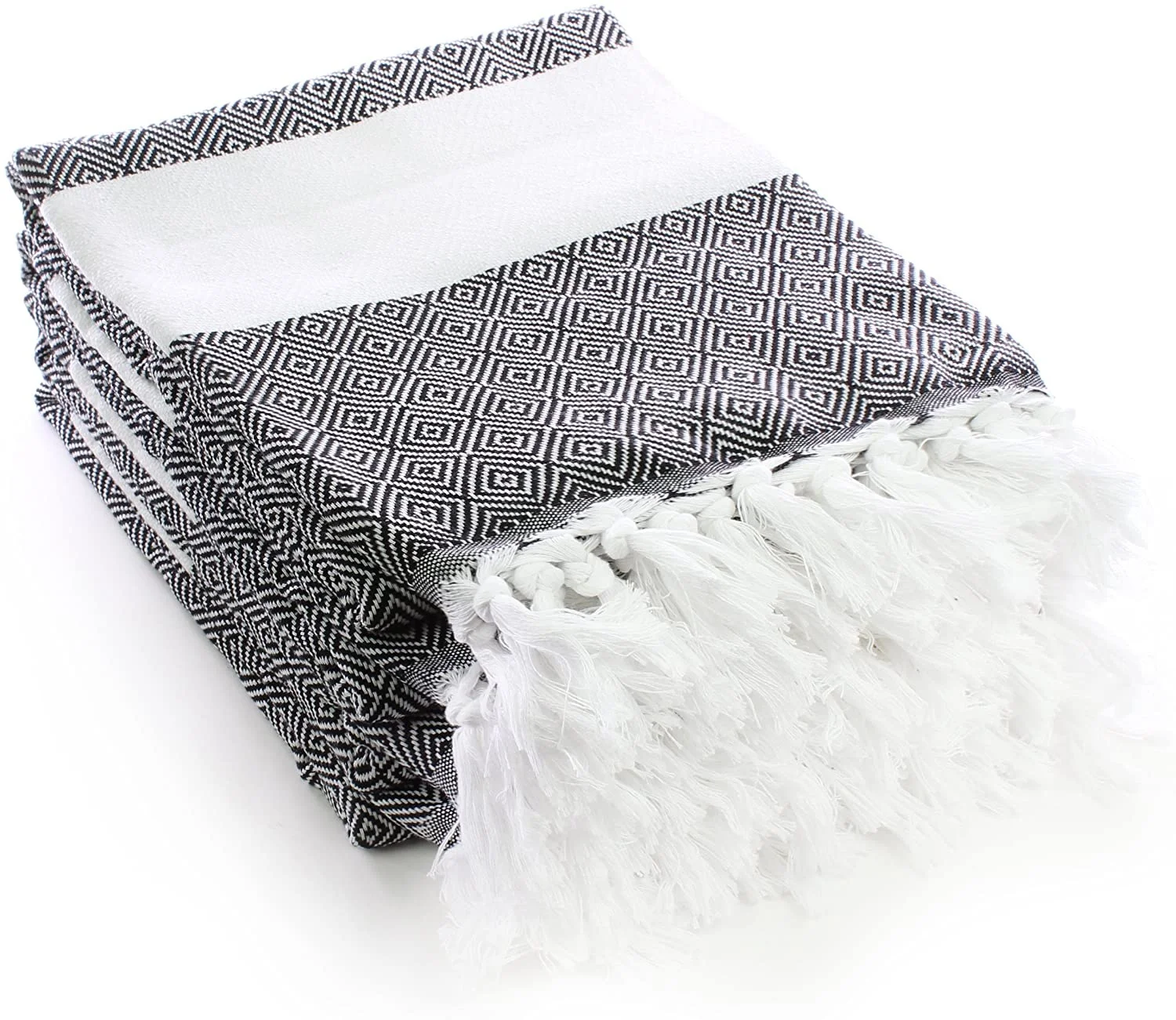 wholesale ali  100% cotton Turkish towels large size fringed fouta beach towel beach towel with tassel