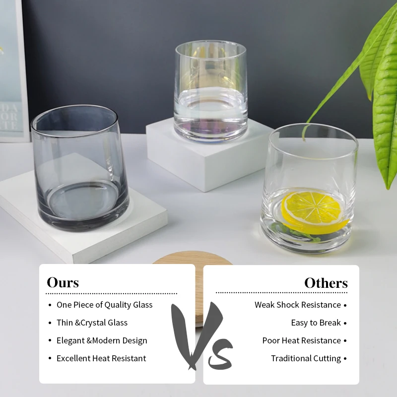 Bestsun Free Sample Factory Price Color Ombre Glass Candle Jar