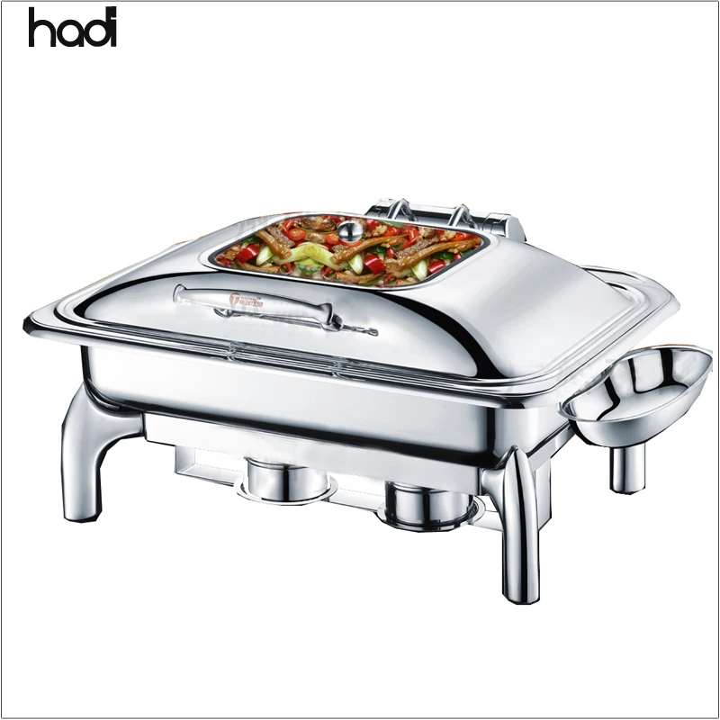 Новейшая прямоугольная гидравлическая посуда для жарки Hadi Rolltop отелей и ресторанов продажа подогревателя еды на Филиппинах