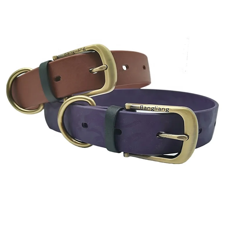 High Quality Heavy Duty Luxury Promotional TPU Poly Coated Custom Imprinted Dog Collars