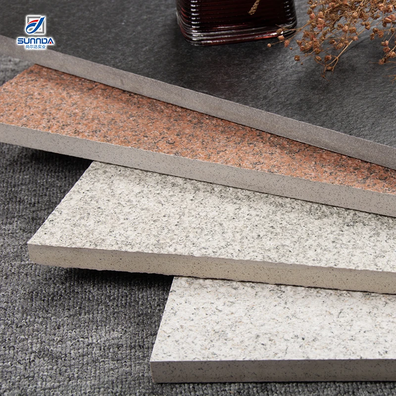 Outdoor matte rough finished thick paving R12 anti slippery floor tiles marble stone granite travertine courtyard parking lot