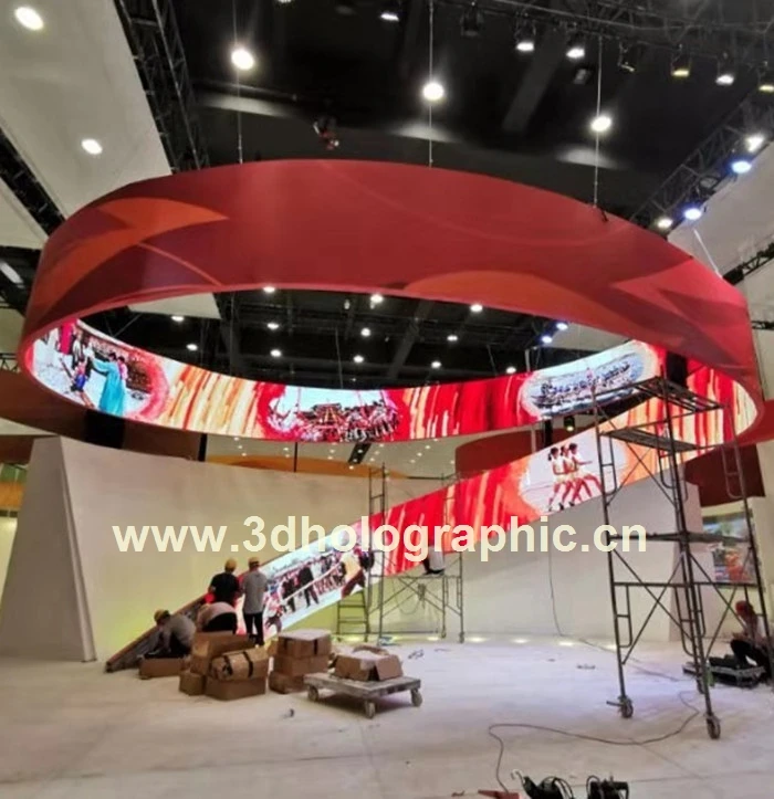 GOB cylinder led display Flexible Led Display P2.5 Indoor Advertising large video screens