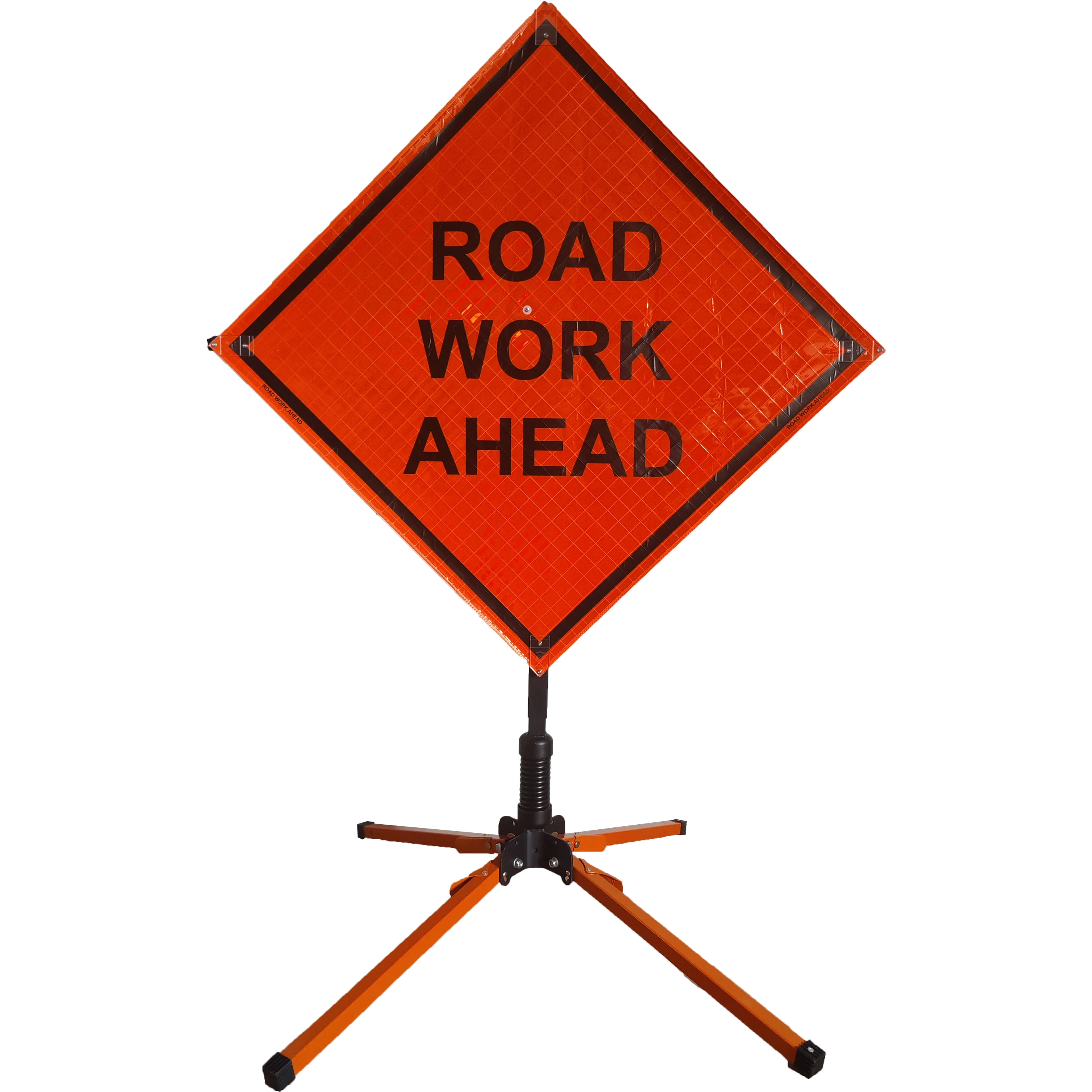 Дорожных работ впереди движения светоотражающий Roll up знак пленка для безопасности