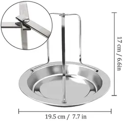 Rack Stand Chicken Holder Folding Vertical Roaster Chicken BBQ Tools BBQ Grill Accessories Chicken Roaster bbq smoker