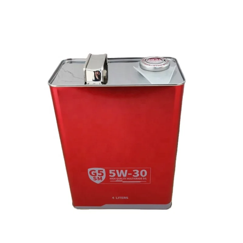 Таможня напечатала 4 литр F тип металла может продолговатые моторного масла жестяные банки с Японией Металл Squeeze кепки