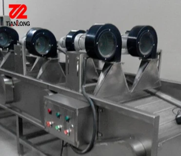 Blower Fans Dryer Conveyor with SUS Belt