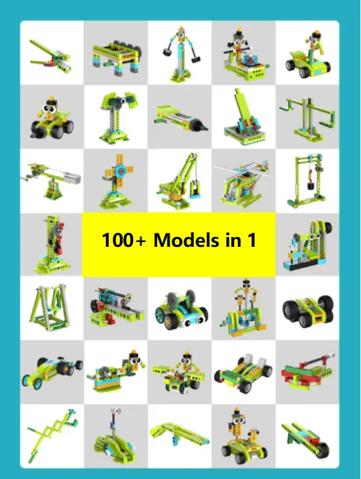 Makerzoid Diverse Blocks Building Block Toys, Educational Robot Toys DIY Creative Robot Gift plastic for Kids Age 6+