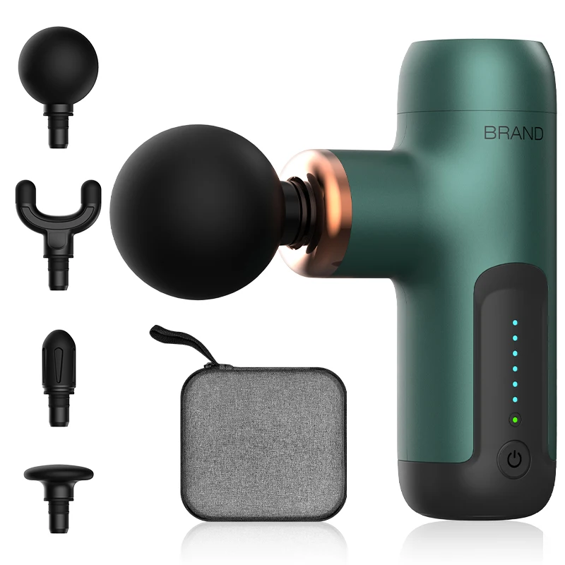 Factory Good Price New Patent Fascia Gun Booster Small Size Portable Deep Vibration Tissue Percussion Muscle Mini Massage Gun