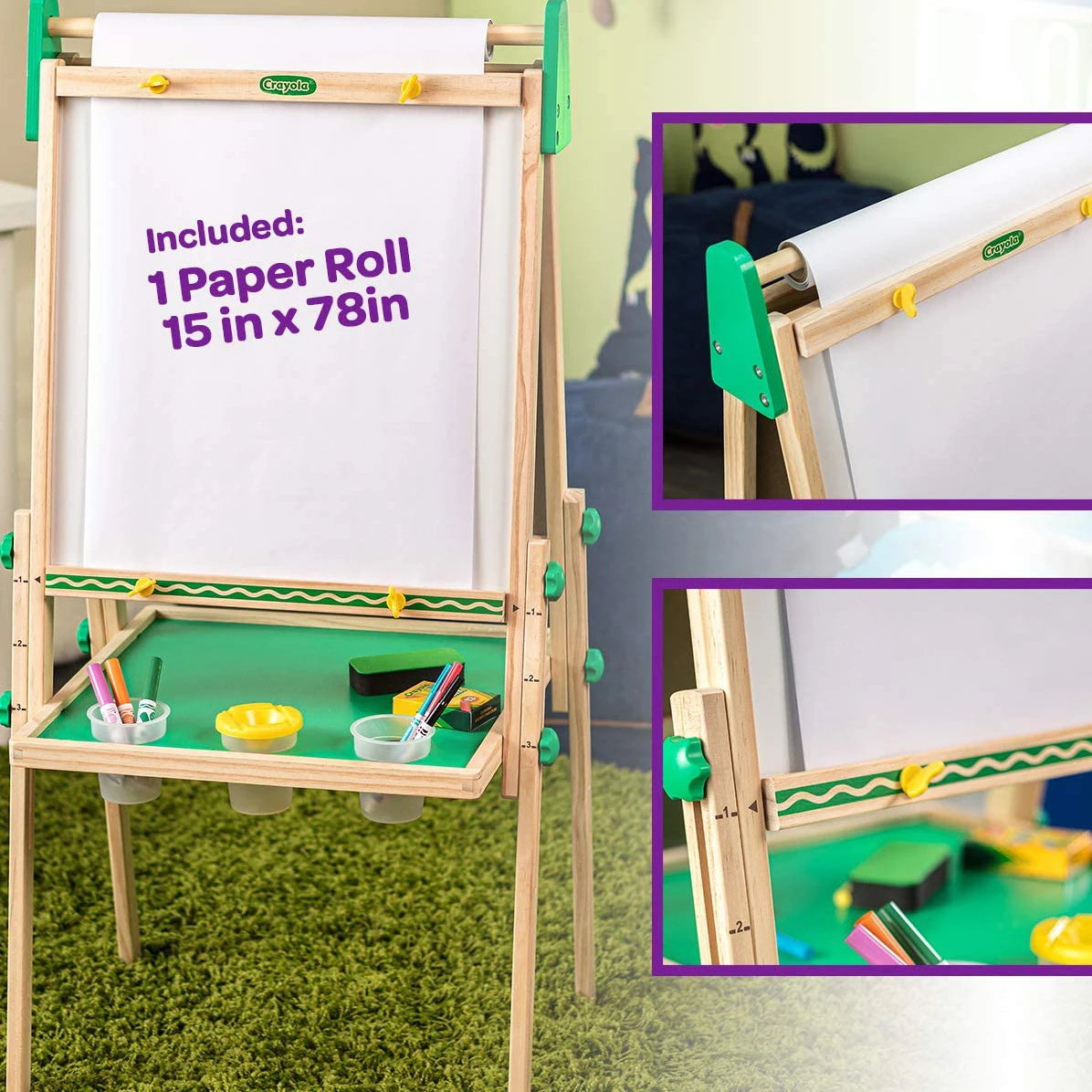 Factory wholesale wooden art painting stand easel