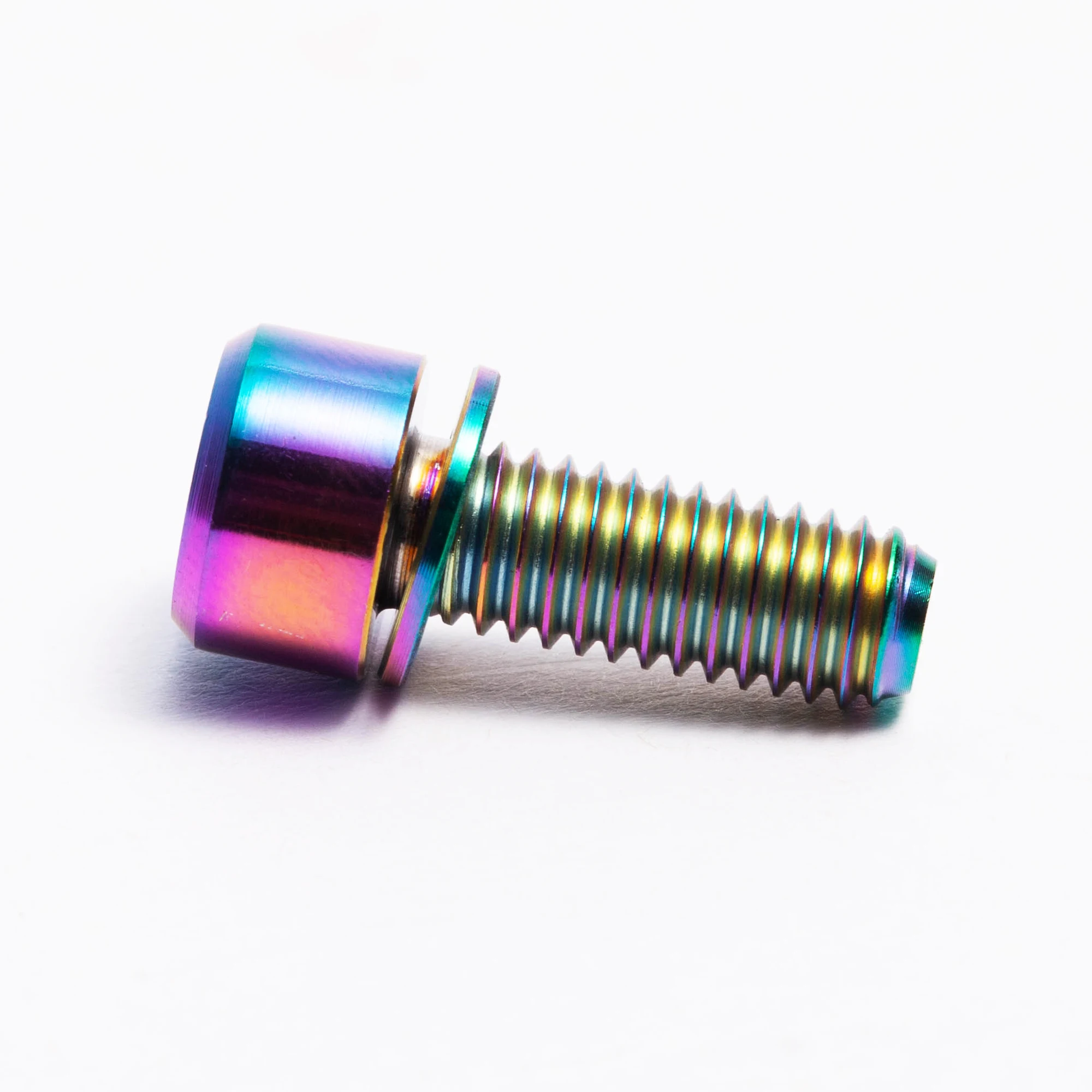 Din  titanium bolt m5x16 18 20mm hexagon socket tapered head bolts with washer titanium cup head various colors screws