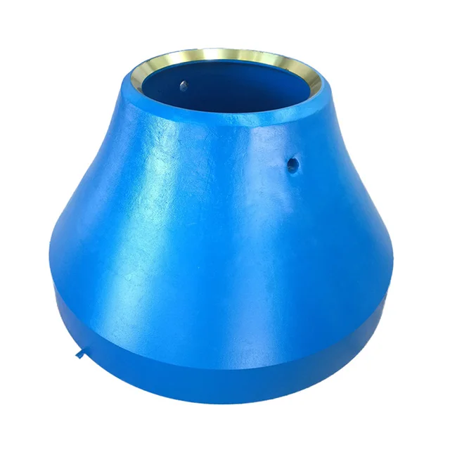 High Manganese Steel Cone Crusher Components New and Used Mantle Liners Bowl Liners for Ore Mining Casting Forging Processing