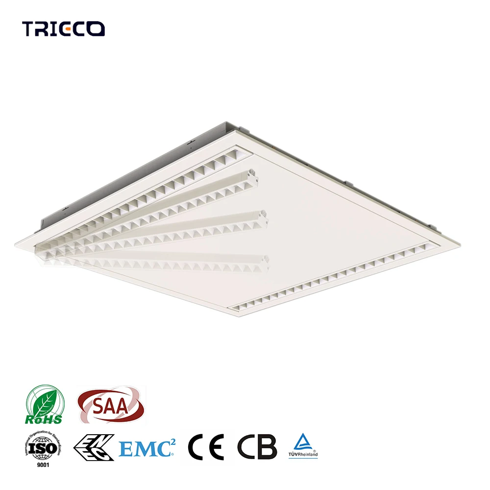 TRIECO пять лет гарантии офисный свет заменяемые модульные светильники светодиодные панели 600X600