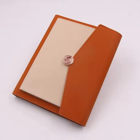 Creative New Office Mobile Wireless Charging Leaflet Notebook for Women Holding Business Multi functional Charging Notebook