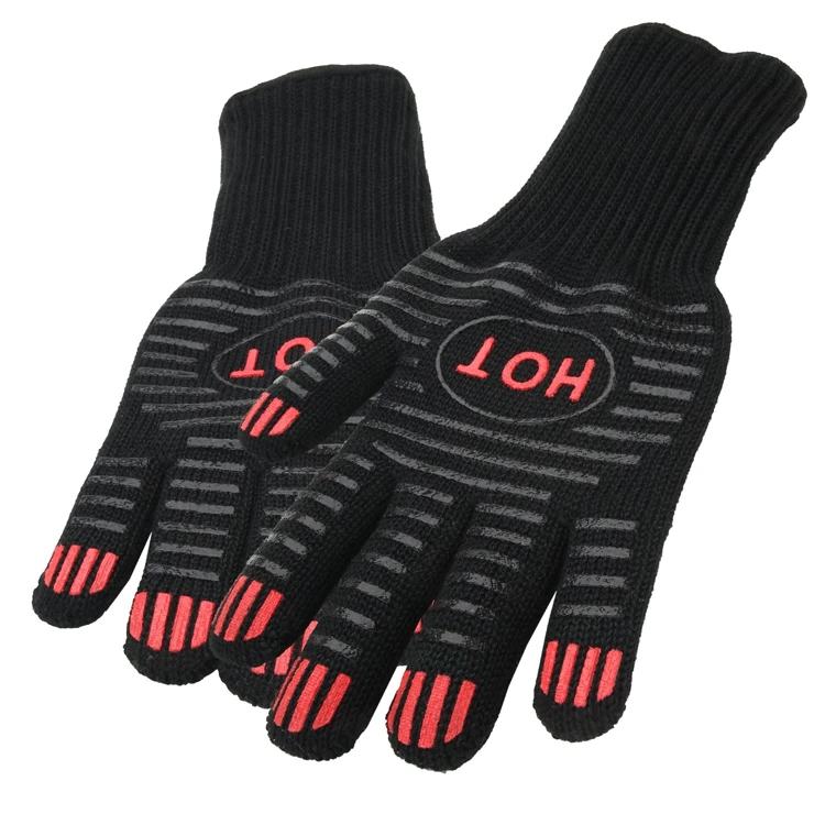  Горячая Распродажа перчатки для барбекю духовки Handschuh grillhandполо экстремальные Жаропрочные